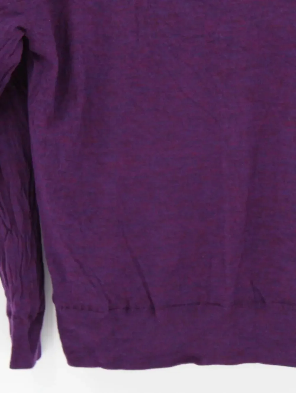 Full Turn Medium $198 Chicago Cubs Purple Loro Piana Merino Wool Quarter Zip
